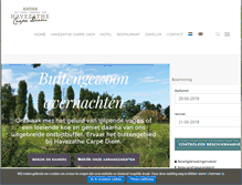 Tablet Screenshot of hotelcarpediem.nl