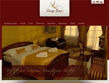 Tablet Screenshot of hotelcarpediem.sk
